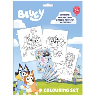 Bluey gyerek színező csomag