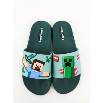 Minecraft gyerek fiú fürdőpapucs
