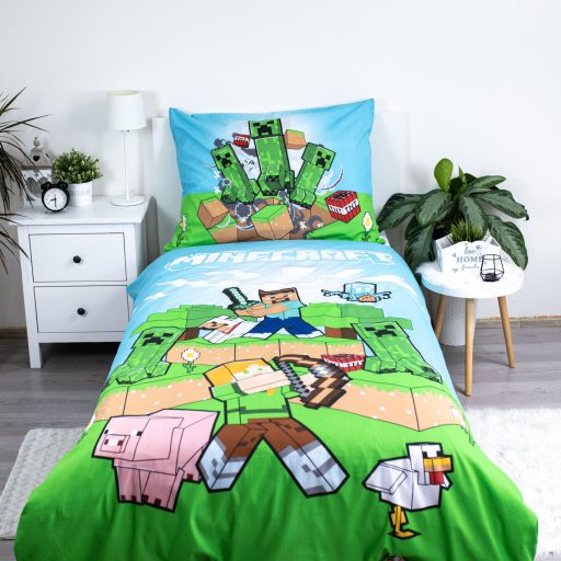 Minecraft gyerek nagyméretű ágynemű huzat