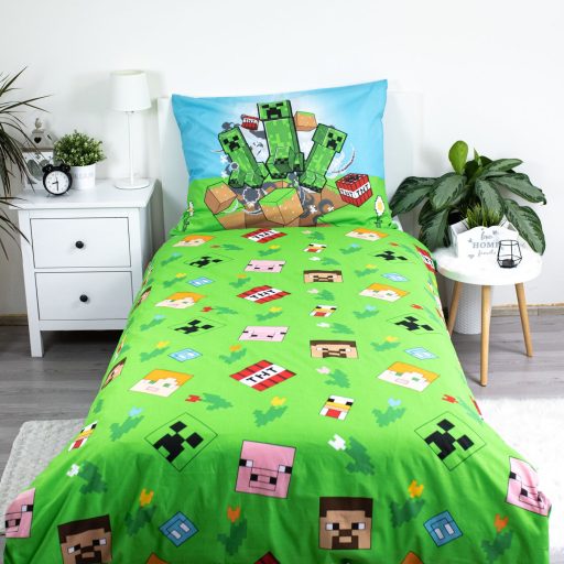 Minecraft gyerek nagyméretű ágynemű huzat