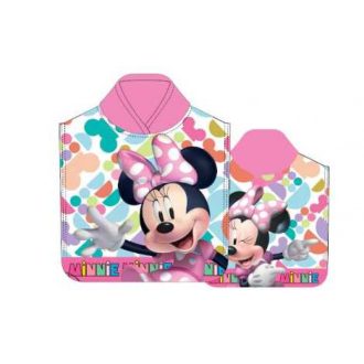 Minnie lány gyerek pamut poncsó
