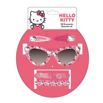 Hello Kitty gyerek lány napszemüveg hajkiegészítőkkel