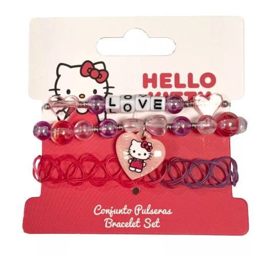 Hello Kitty lány karkötő szett 3db-os