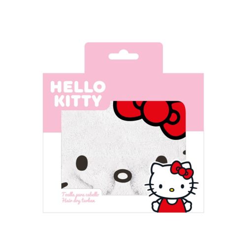 Hello Kitty puha törölköző - hajturbán 