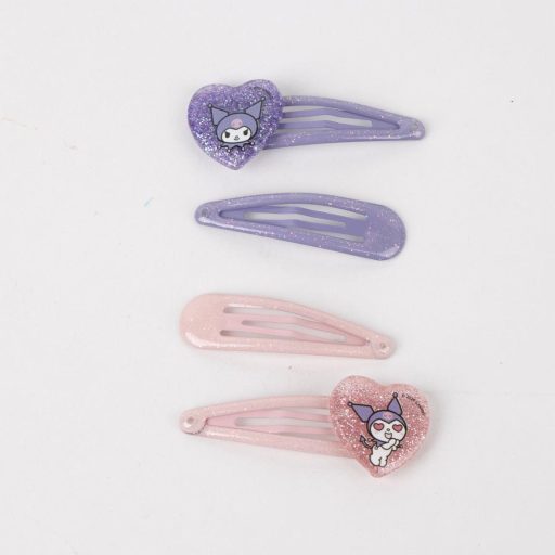 Kuromi gyerek hajkiegészítő szett nesszeszerrel