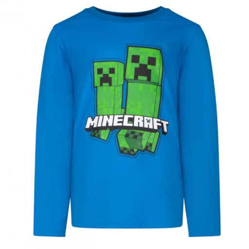 Minecraft gyerek fiú pamut pizsama