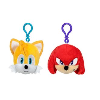 Sonic gyerek kulcstartó plüss figurával 10 cm