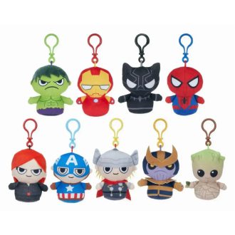   Bosszúállók gyerek kulcstartó plüss figurával - kollekció 9cm 