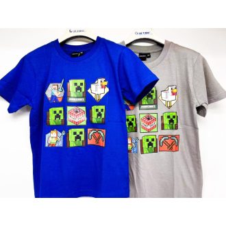 Minecraft gyerek fiú rövid ujjú póló