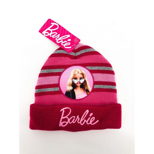 Barbie gyerek lány kötött sapka 