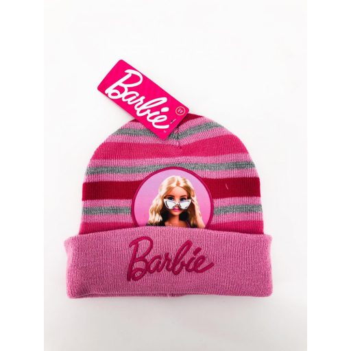 Barbie gyerek lány kötött sapka 