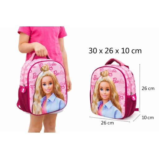 Barbie gyerek lány 3D-s hátizsák