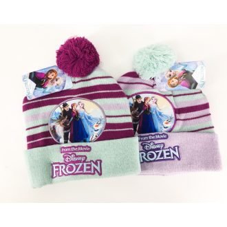 Jégvarázs gyerek kislány kötött sapka ponponnal