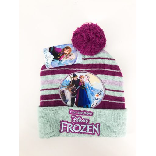 Jégvarázs gyerek kislány kötött sapka ponponnal