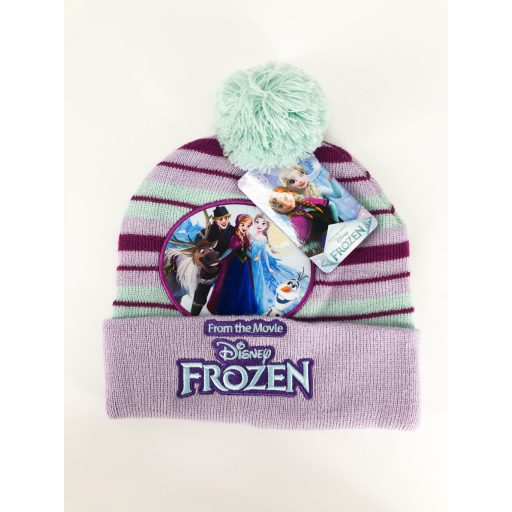 Jégvarázs gyerek kislány kötött sapka ponponnal