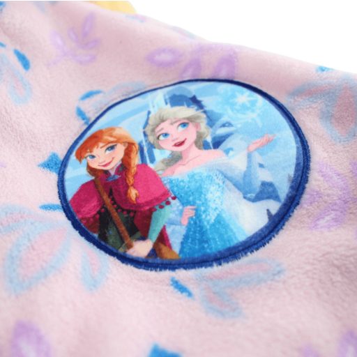 Jégvarázs gyerek korall fürdőköpeny kapucnival 