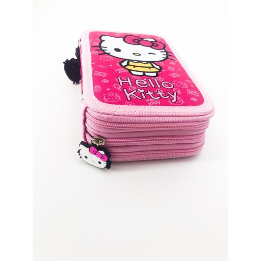 Hello Kitty gyerek három szintes töltött tolltartó