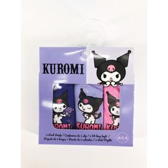 Kuromi gyerek kislány alsóruha 3db/csomag