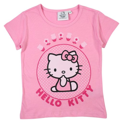 Hello Kitty gyerek kislány rövid ujjú póló 