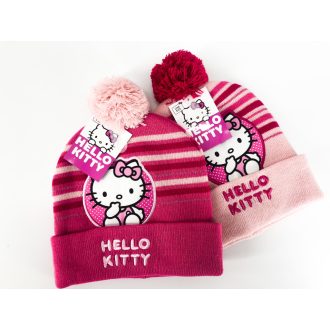 Hello Kitty gyerke kislány kötött sapka