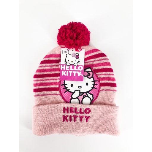 Hello Kitty gyerke kislány kötött sapka