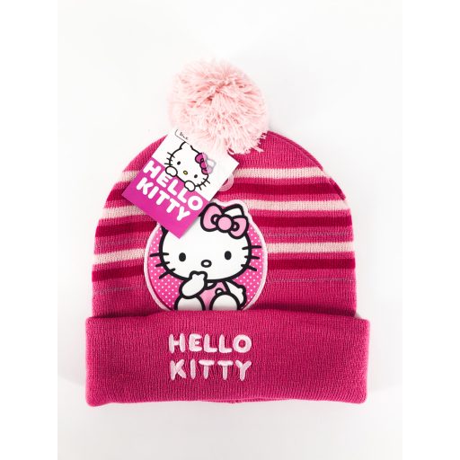 Hello Kitty gyerke kislány kötött sapka