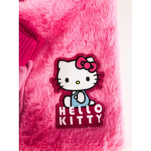 Hello Kitty gyerek lány kötött szett: sapka, sál, kesztyű
