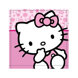 Hello Kitty gyerek kislány kéz törölköző 