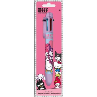 Hello Kitty gyerek 6 színű színes toll