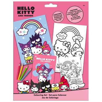 Hello Kitty gyerek színező csomag