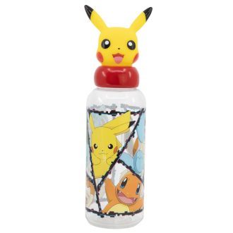 Pokémon gyerek 3D-s figurás műanyag kulacs 560ml
