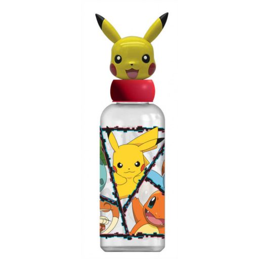 Pokémon gyerek 3D-s figurás műanyag kulacs 560ml