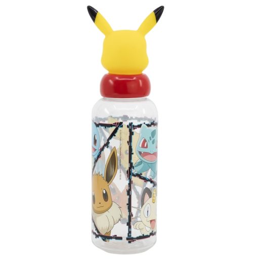 Pokémon gyerek 3D-s figurás műanyag kulacs 560ml