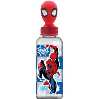 Pókember gyerek 3D-s figurás műanyag kulacs 560ml