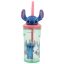 Stitch gyerek 3D-s szívószálas pohár 360ml