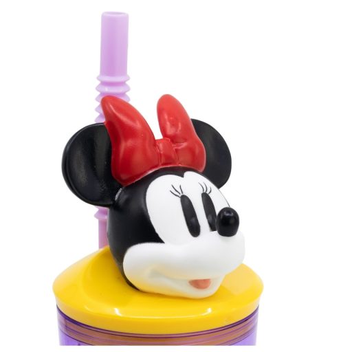 Minnie  gyerek 3D-s szívószálas pohár 360ml