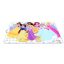 Princess stor kids placemat 