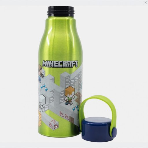 Minecraft stor kids aluminium bottle with silicone hanger 760ml