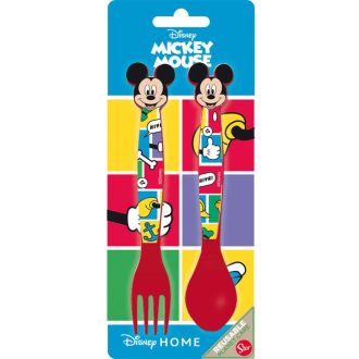 Mickey gyerek 2db-os evőeszköz szett