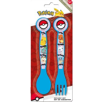 Pokémon gyerek 2db-os evőeszköz szett