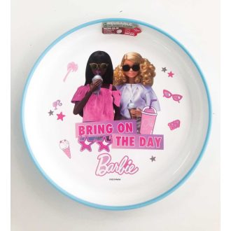 Barbie gyerek prémium lapos tányér