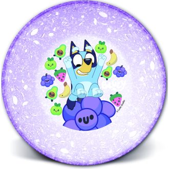 Bluey gyerek műanyag mélytányér