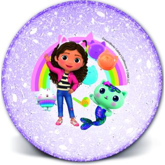 Gabby babaháza gyerek műanyag mélytányér