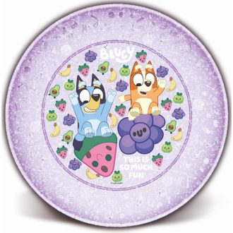 Bluey gyerek műanyag lapostányér