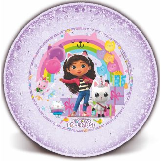 Gabby Babaháza gyerek műanyag lapostányér