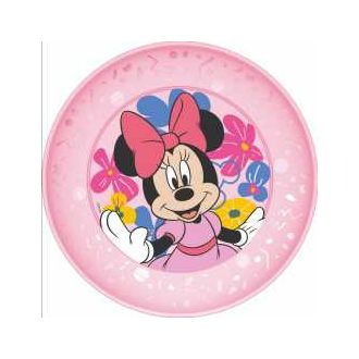 Minnie gyerek műanyag lapostányér