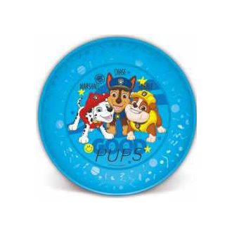 Paw Patrol gyerek műanyag lapostányér