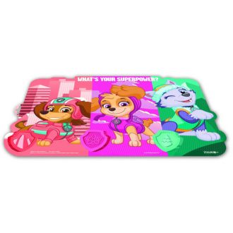 Mancs Őrjárat gyerek különleges alakú tányéralátét