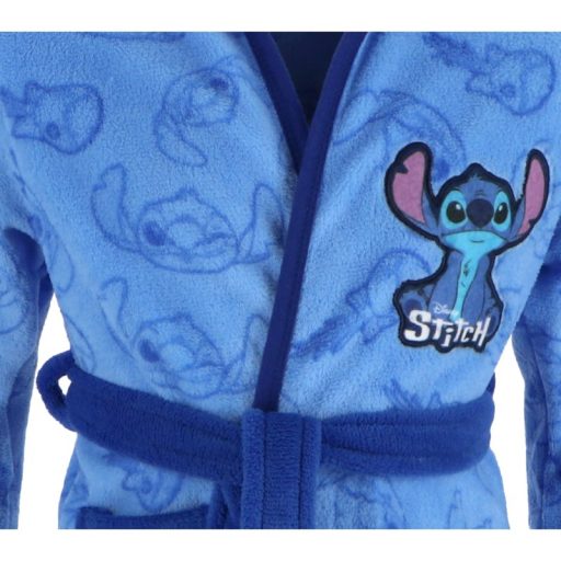 Lilo&Stitch gyerek fiú korall kapucnis fürdőköpeny