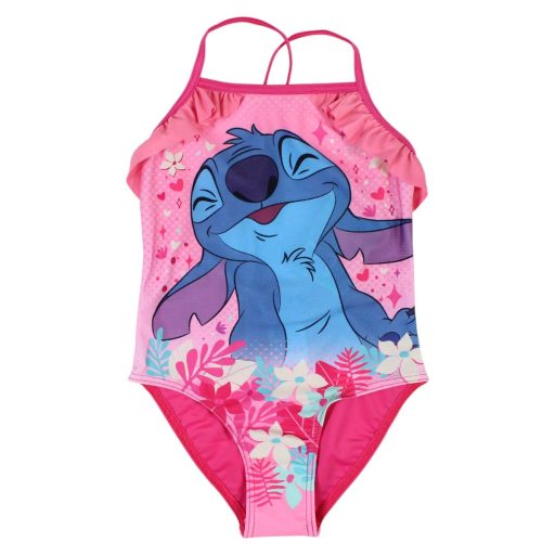 Stitch gyerek lány egyberészes fürdőruha szett szoknyával 